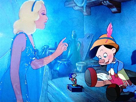 Pinocchio (1940) and The Blue Fairy | Disney, Walt disney movies ...