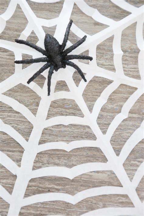 How to Make a Paper Spider Web | Simply Being Mommy