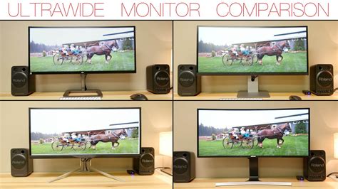 4 Ultrawide Monitors Compared! LG - DELL - ACER - SAMSUNG - 3440X1440P ...