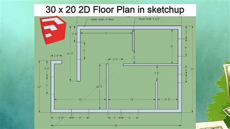 Sketchup 2D Floor Plan Download