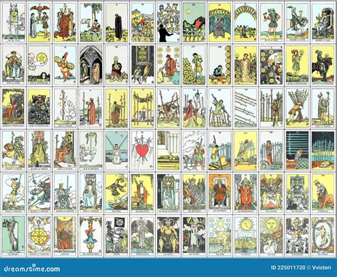 Deck Cards Tarot Rider Waite Stock Illustrations – 5 Deck Cards Tarot ...