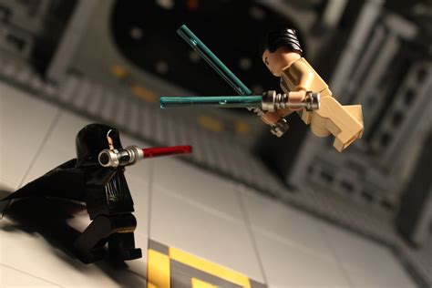 Good vs. Evil | Basically a picture of a Jedi and a Sith fig… | Flickr