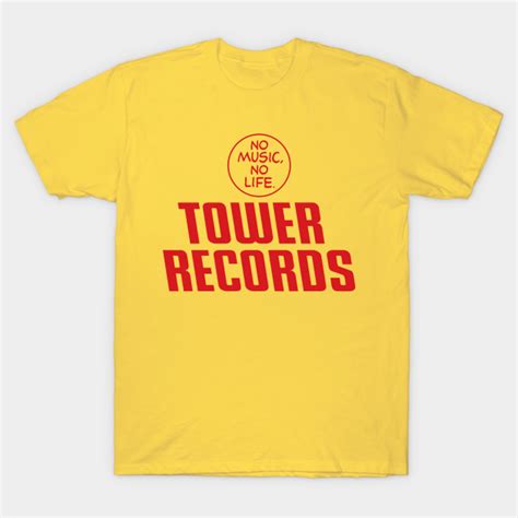 Tower Records - Retro - T-Shirt | TeePublic