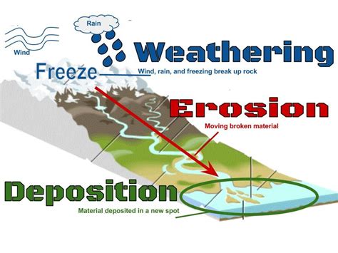 weathering erosion deposition - Google Search | Weathering and erosion ...