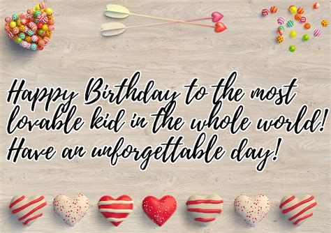 Happy Birthday Wishes for Kids | Facts About All