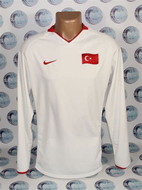 TURKEY NATIONAL TEAM AWAY FOOTBALL SOCCER SHIRT JERSEY MAGLIA LONG ...