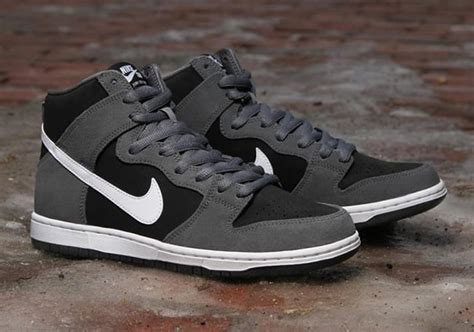 Nike SB Dunk High Pro Dark Grey Black White 854851-010 | SneakerFiles