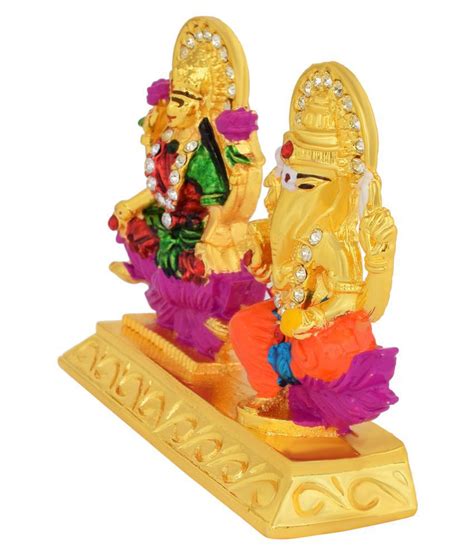 Memoir Laxmi Ganesh Brass Idol: Buy Memoir Laxmi Ganesh Brass Idol at ...