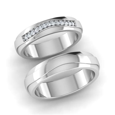 Set the Trend Platinum Wedding Bands