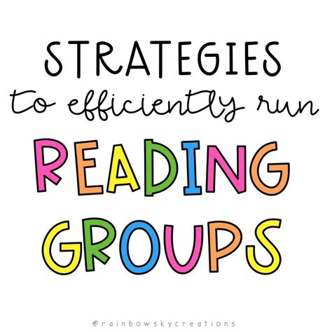 8 Tips For Efficiently Running Your Reading Groups