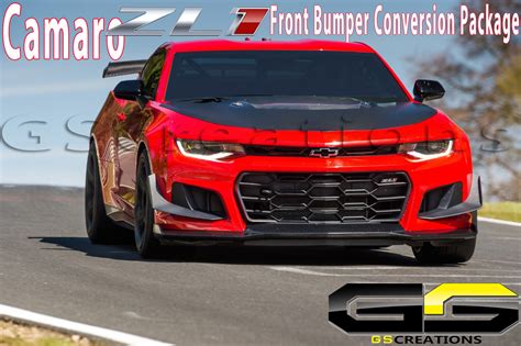 2016-2018 6th GEN 6 Camaro ZL1 1LE Front Bumper Conversion Package ...