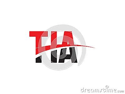 TIA Letter Initial Logo Design Vector Illustration | CartoonDealer.com ...