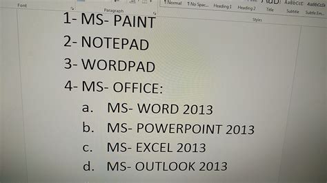 MSCIT PRACTICAL SYLLABUS - YouTube