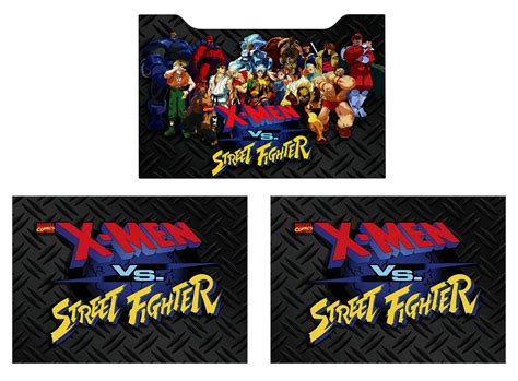 X-men Vs Street Fighter Arcade 1up Cabinet Riser Graphics - Etsy