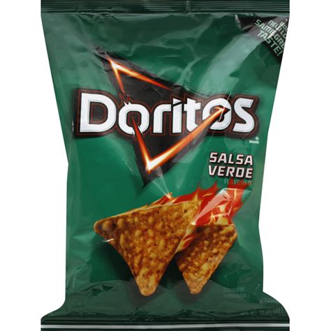 Doritos Salsa Verde Flavored Tortilla (11 oz) Delivery or Pickup Near Me - Instacart