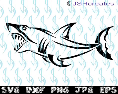 Shark svg, shark silhouette svg, shark head, shark clipart, shark files for silhouette, files ...