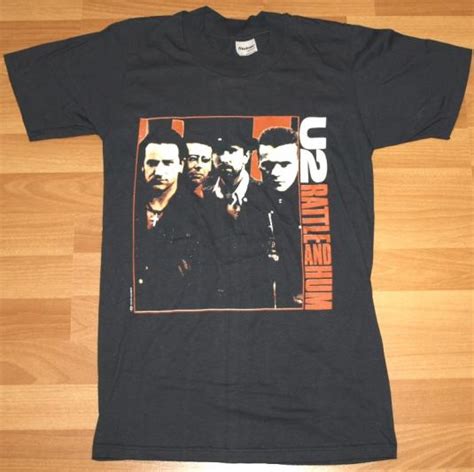 Vintage 1980s U2 RATTLE AND HUM T-Shirt Concert Tour | Defunkd