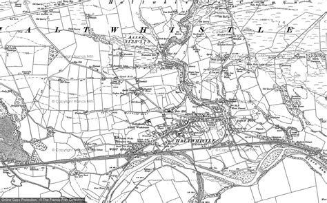 Old Maps of Haltwhistle, Northumberland - Francis Frith