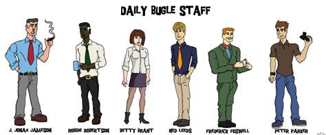 The Daily Bugle Staff by MattKane on DeviantArt