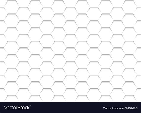 White honeycomb grid texture Royalty Free Vector Image