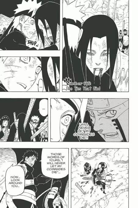 Naruto Death Manga Panel