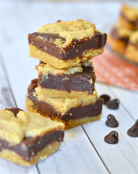 Peanut Butter Chocolate Bars Recipe - The Rebel Chick