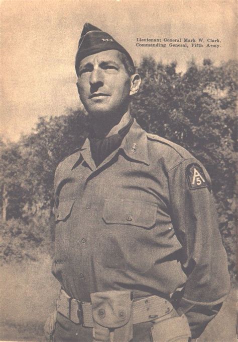 Lieutenant General Mark Clark Italian Campaign, Lieutenant General, Anzio, Ww2 History ...