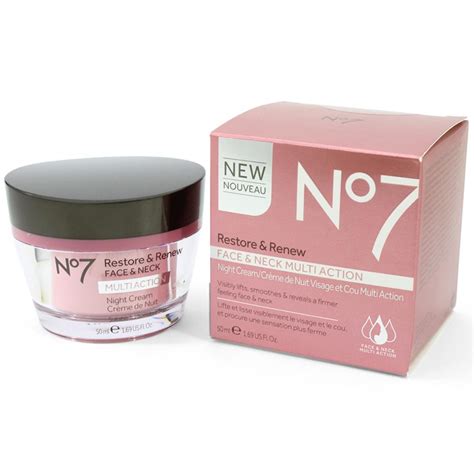 No7 Restore & Renew FACE & NECK MULTI ACTION Night cream | bodycaredirectNZ