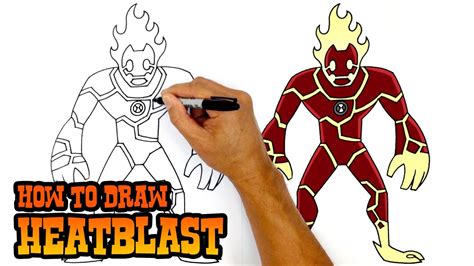 How to Draw Ben 10 | Heatblast mới nhất 2023 - Vẽ.vn