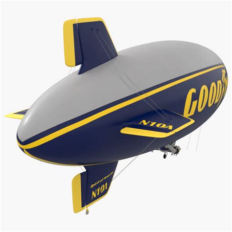 3d good year blimp