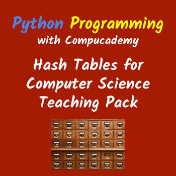 Hash Tables for Computer Science Teaching Pack by Compucademy | TPT