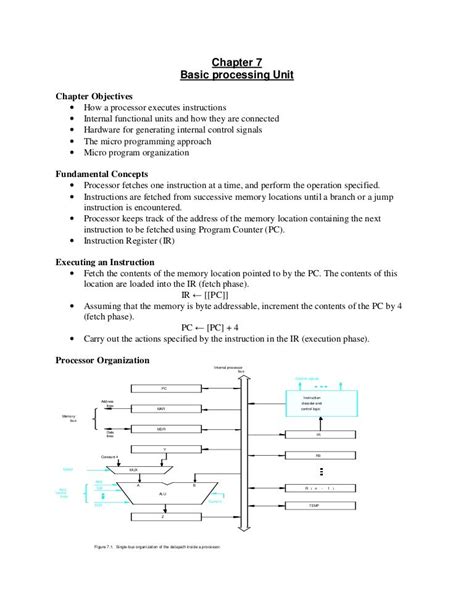 COMPUTER ORGANIZATION NOTES Unit 7