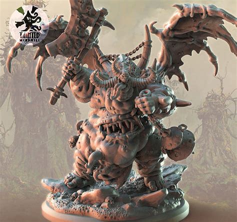 Nurgle Demon Prince 3D model 3D printable | CGTrader