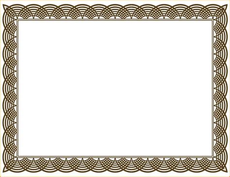 Fancy Certificate Border Templates | Qualads