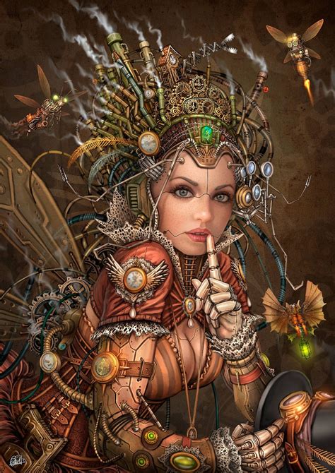 Silence Please - Steampunk Fairy by DarkAkelarre on DeviantArt ...