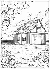 Barn Coloring Pages  Fun Farm & Countryside Sheets CrayonAZCom sketch template