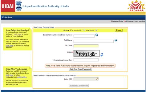 Aadhar Card Download Online-Latest Guide with Images