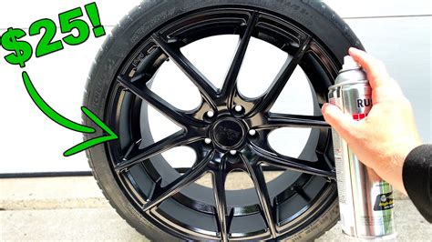 How To Spray Paint Your Wheels the Right Way (ONLY $25!) - YouTube