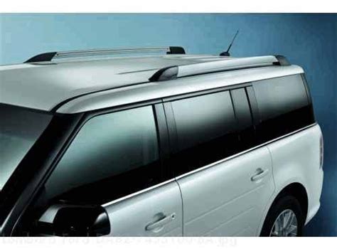 Ford Flex Accessories. Roof Rails - Silver Side Rails