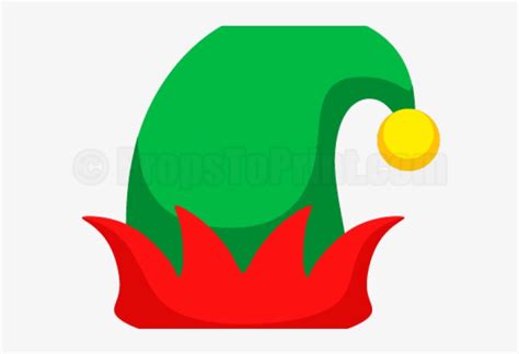 Drawn Santa Hat Pdf - Elf Clipart Transparent - Free Transparent PNG ...