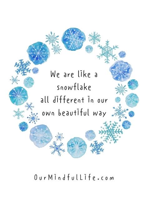 Snowflake Quotes And Sayings