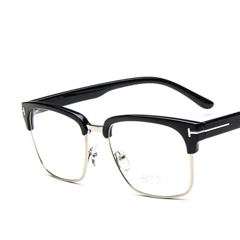 Classic Square TF Glasses Frame Men Women Myopia Prescription Clear Lens Glasses Frames Optical ...