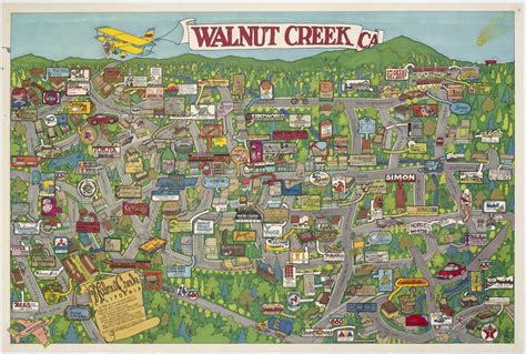 Walnut Creek California - Neatline