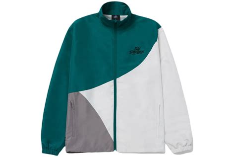 100 Thieves Alumni Collection Track Jacket Green/Off White - FW22 - IT