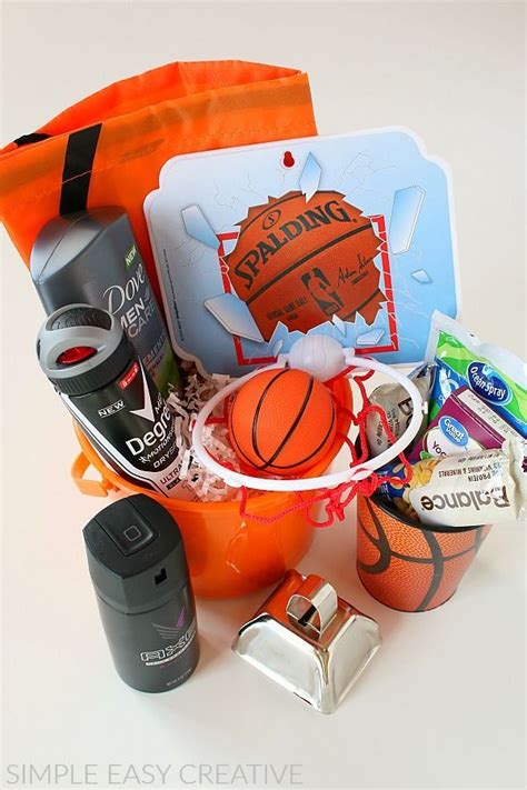 BASKETBALL GIFT BASKET - Treat your Basketball fan to this fun gift ...