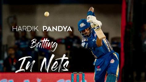 Hardik Pandya Batting Practice In Nets (HD) | Sport Blaster - YouTube