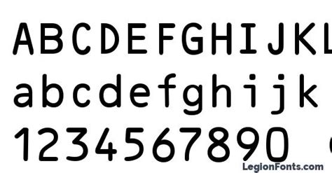 OCR B Regular Font Download Free / LegionFonts