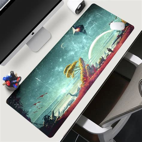 900x400mm large gaming mouse pad computer mouse pads lock edge no slip mousepad keyboard muismat ...