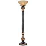 Kathy Ireland Buckingham Torchiere Floor Lamp - #U8761 | Lamps Plus | Torchiere floor lamp ...