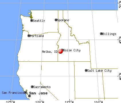 Melba Idaho Map | MAP